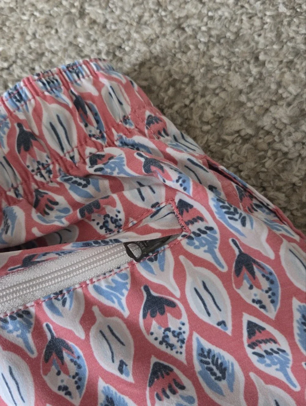 Faherty Men’s Pink‎ Patterned Cotton Shorts
